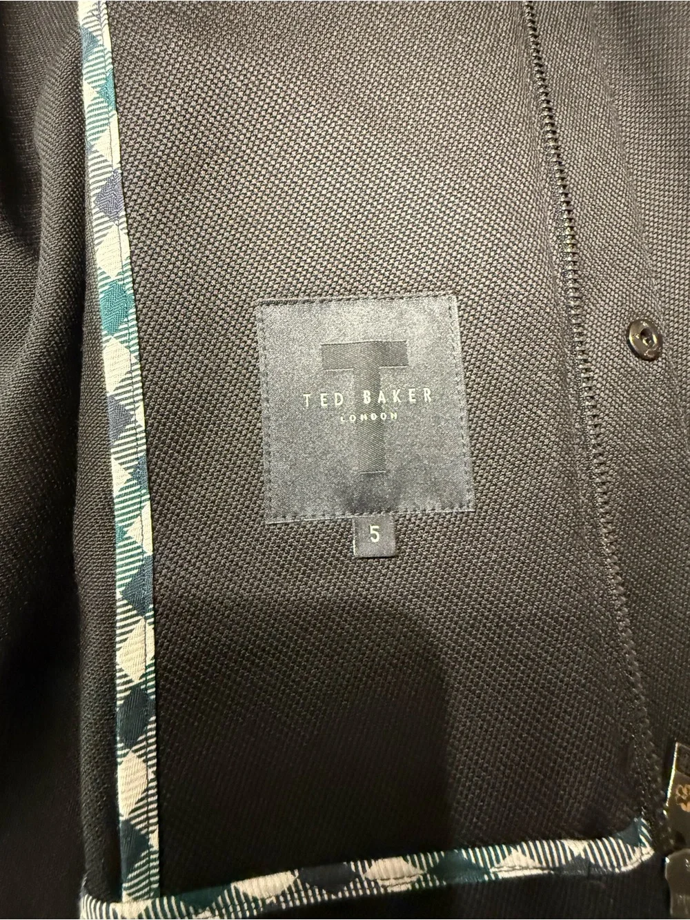 Ted Baker Virgin Wool Men's Black Utility Jacket - Modern Workwear